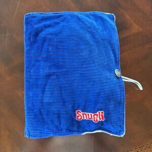 Vintage Snugli soft corduroy activity book Toddler Velcro counting‎ shapes 70s